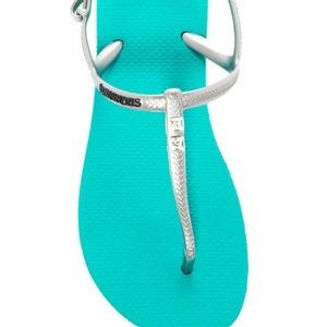 Havaianas with Swarovski Elements Size 11-12